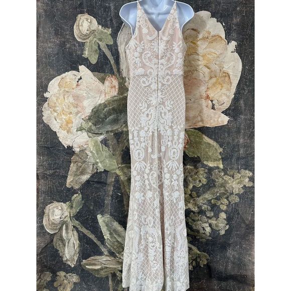 New BHLDN Jennings Maxi Dress Size US 10 - Picture 8 of 11